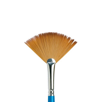 Fan, synthetic Cotman brush, series 888 - Winsor & Newton - short handle, no. 6