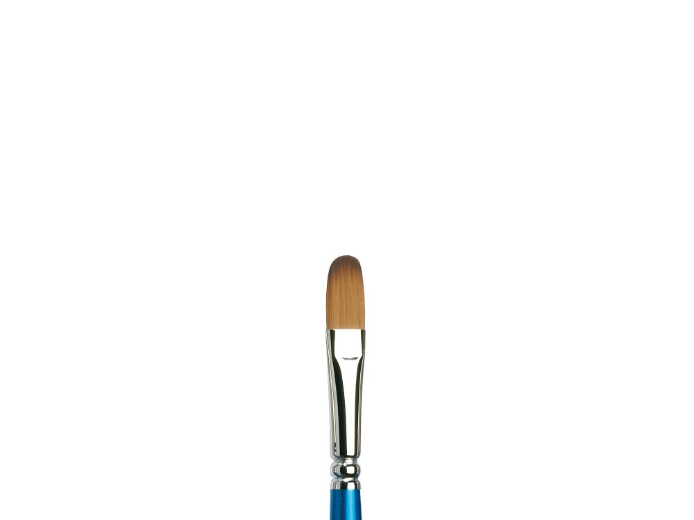 Pędzel koci język, syntetyczny Cotman, seria 668 - Winsor & Newton - krótka rączka, nr 3/8