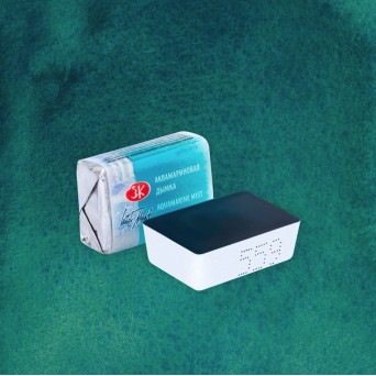 Farba akwarelowa Białe Noce - St. Petersburg - Aquamarine Mist, kostka
