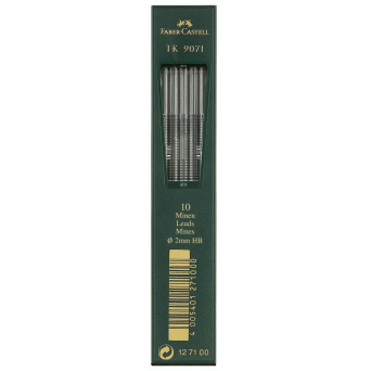 Wkłady grafitowe do ołówka TK 9071 - Faber-Castell - HB, 10 szt.