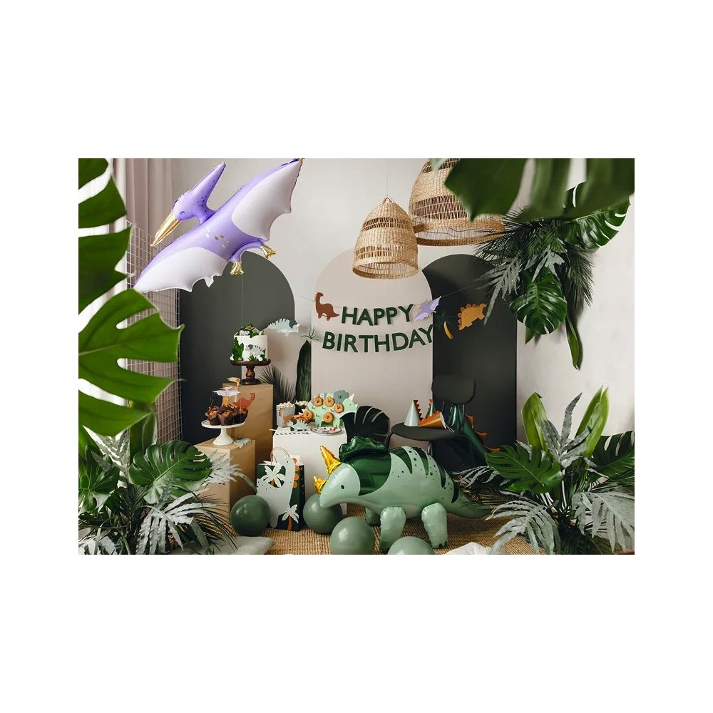 Toppery do muffinek Dinozaury - 8-12 cm, 6 szt.