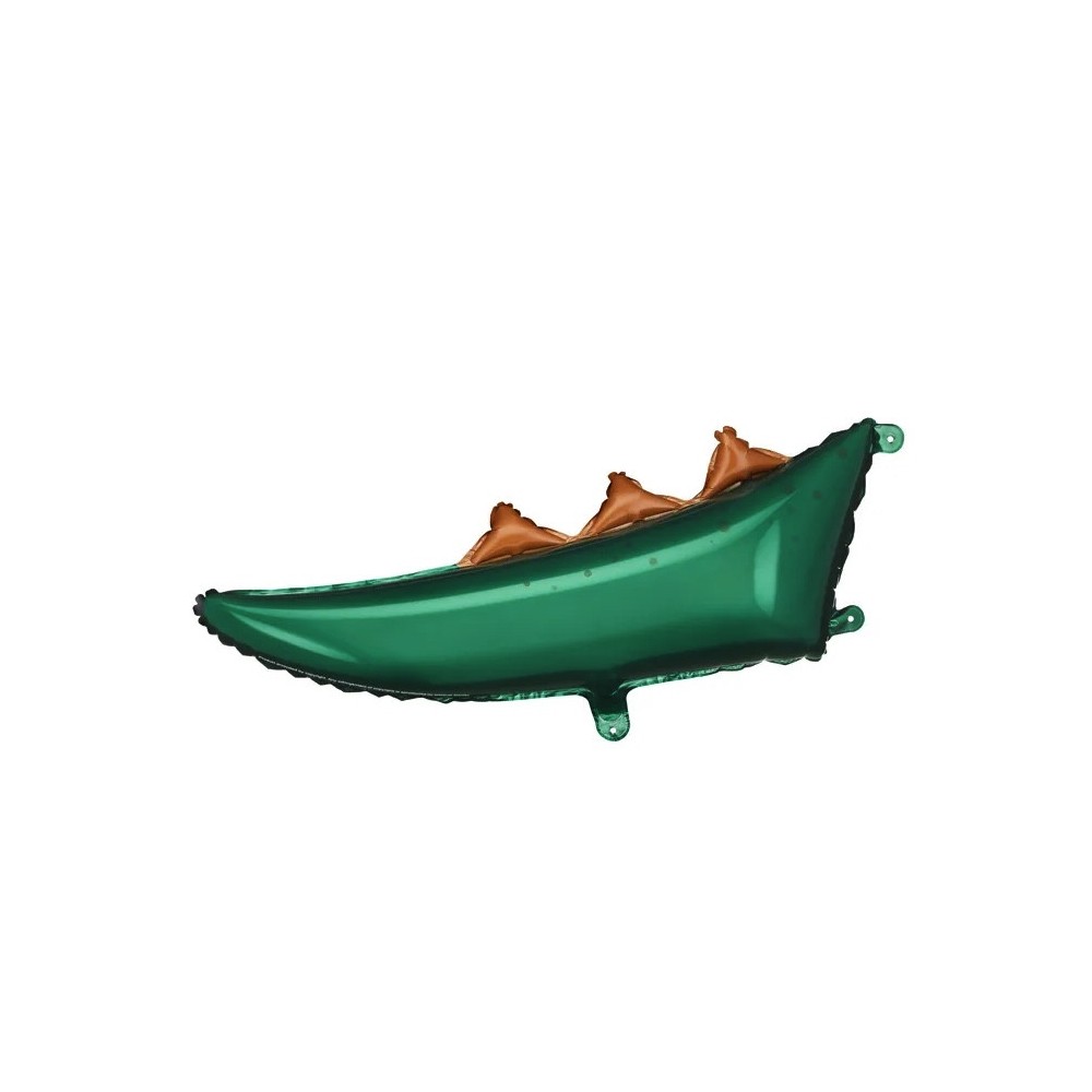 Balon foliowy Ogon Dinozaura - zielony, 35 x 79 cm