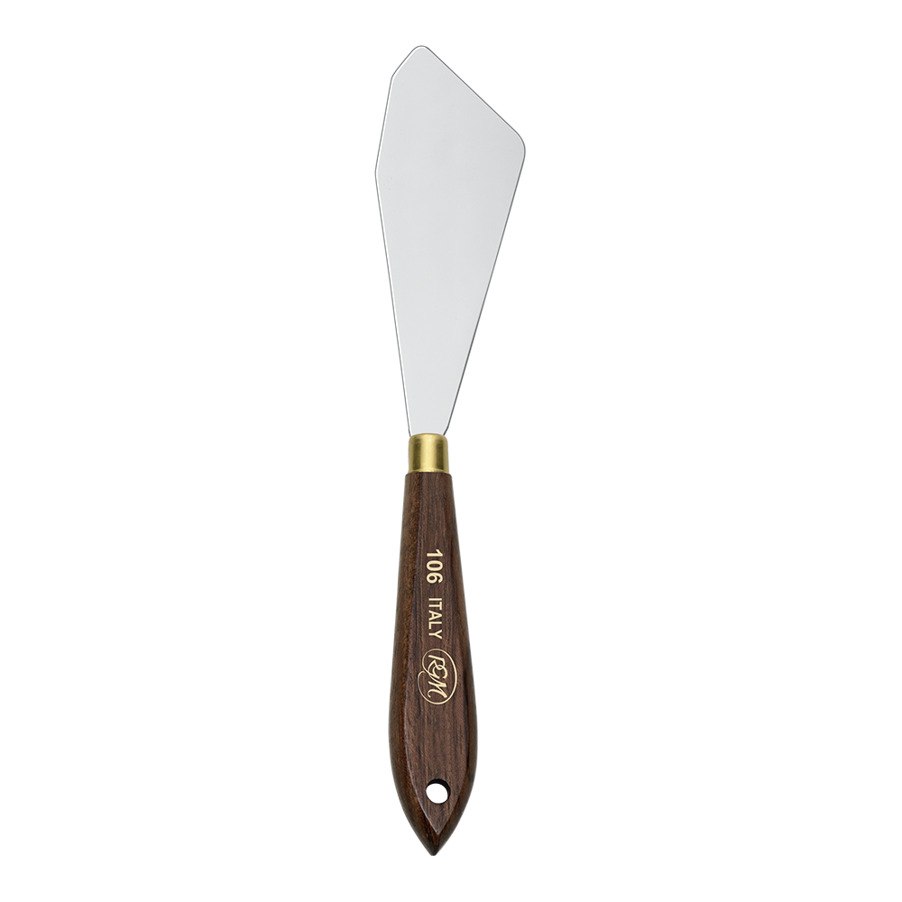 Painting spatula with wooden handle - RGM - no. 106