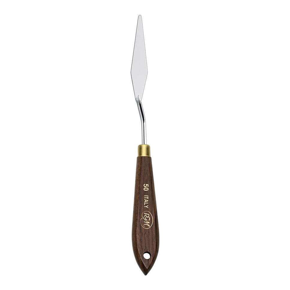 Painting spatula with wooden handle - RGM - no. 50