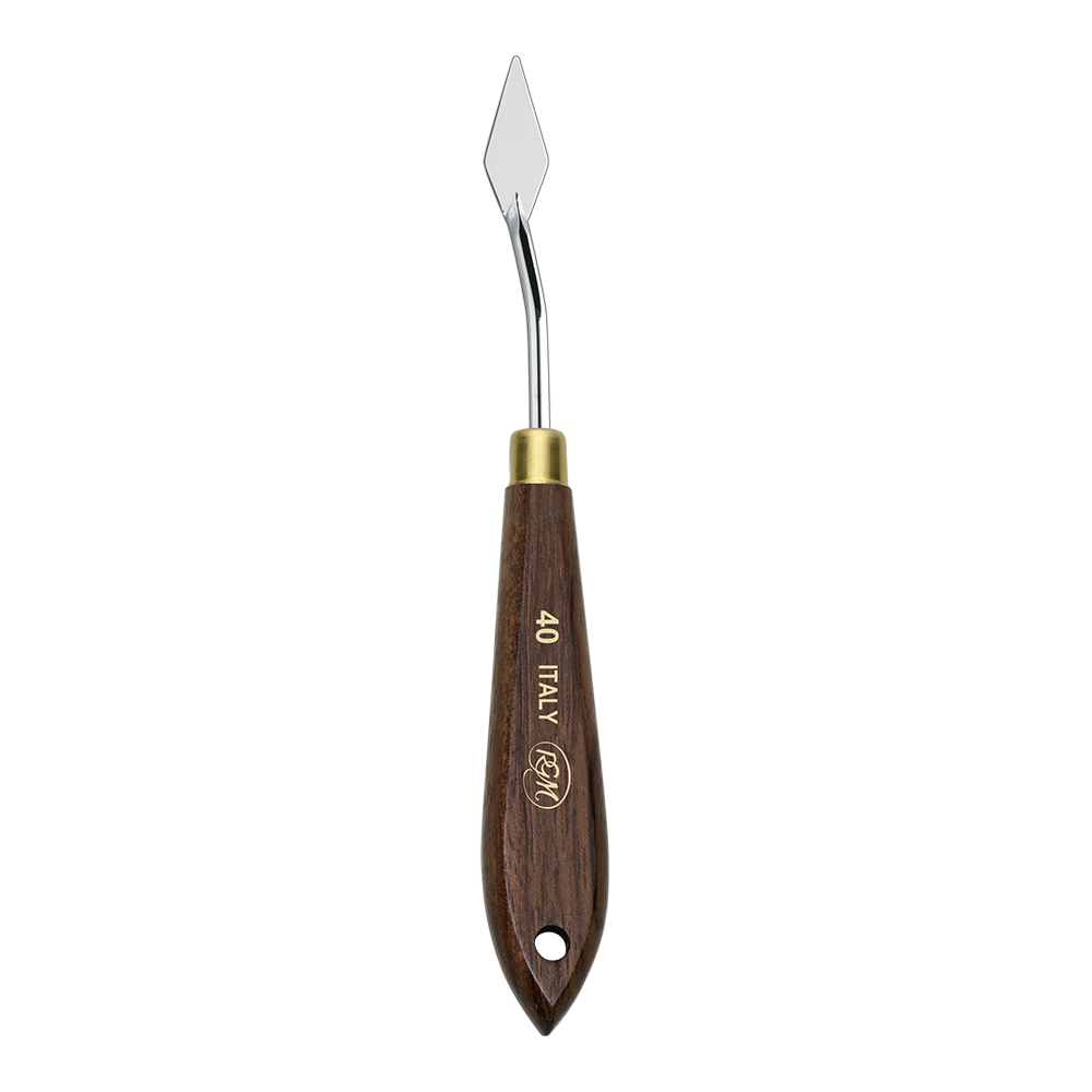 Painting spatula with wooden handle - RGM - no. 40