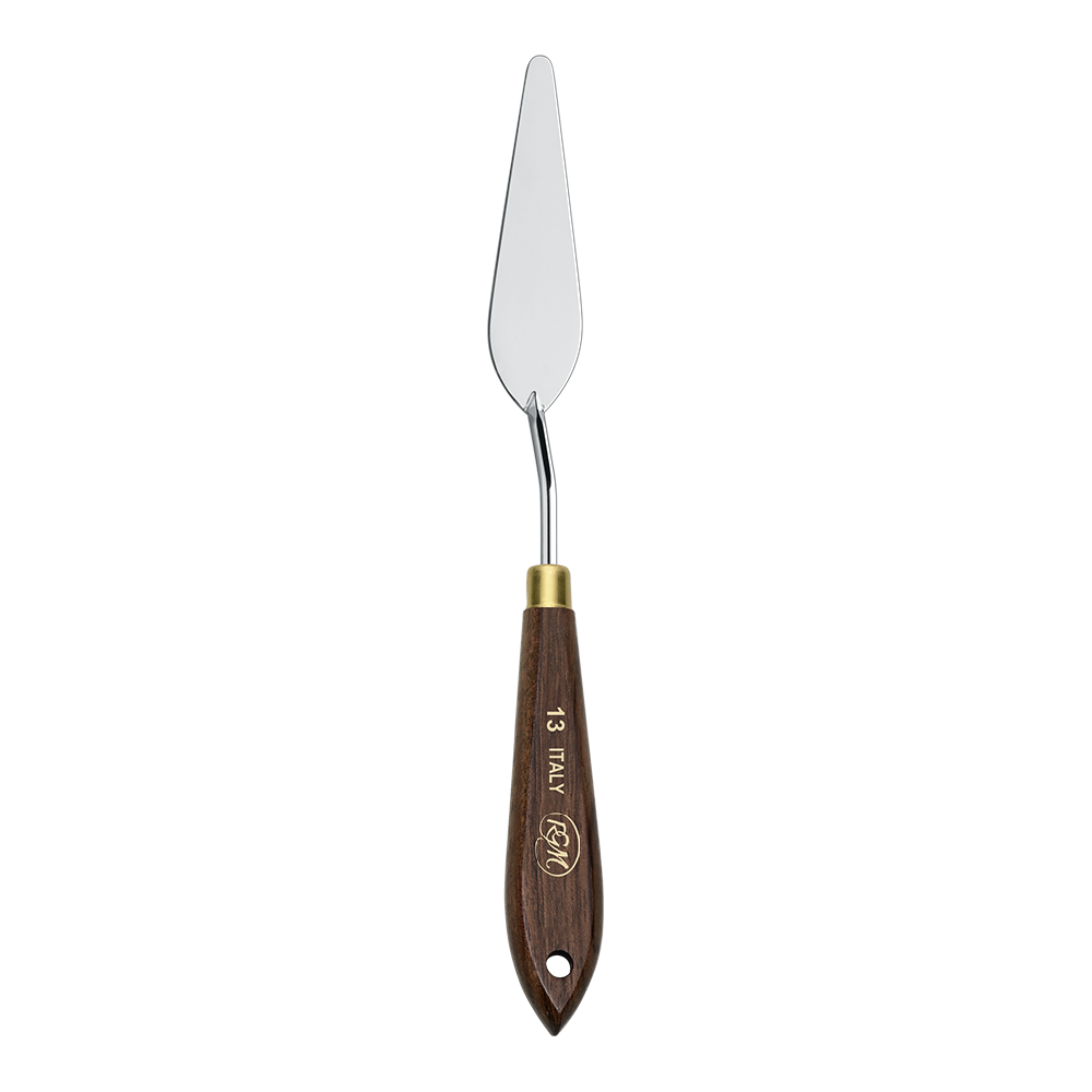 Painting spatula with wooden handle - RGM - no. 13