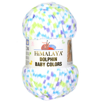 Włóczka poliestrowa Dolphin Baby Colors - Himalaya - 22, 100 g, 120 m