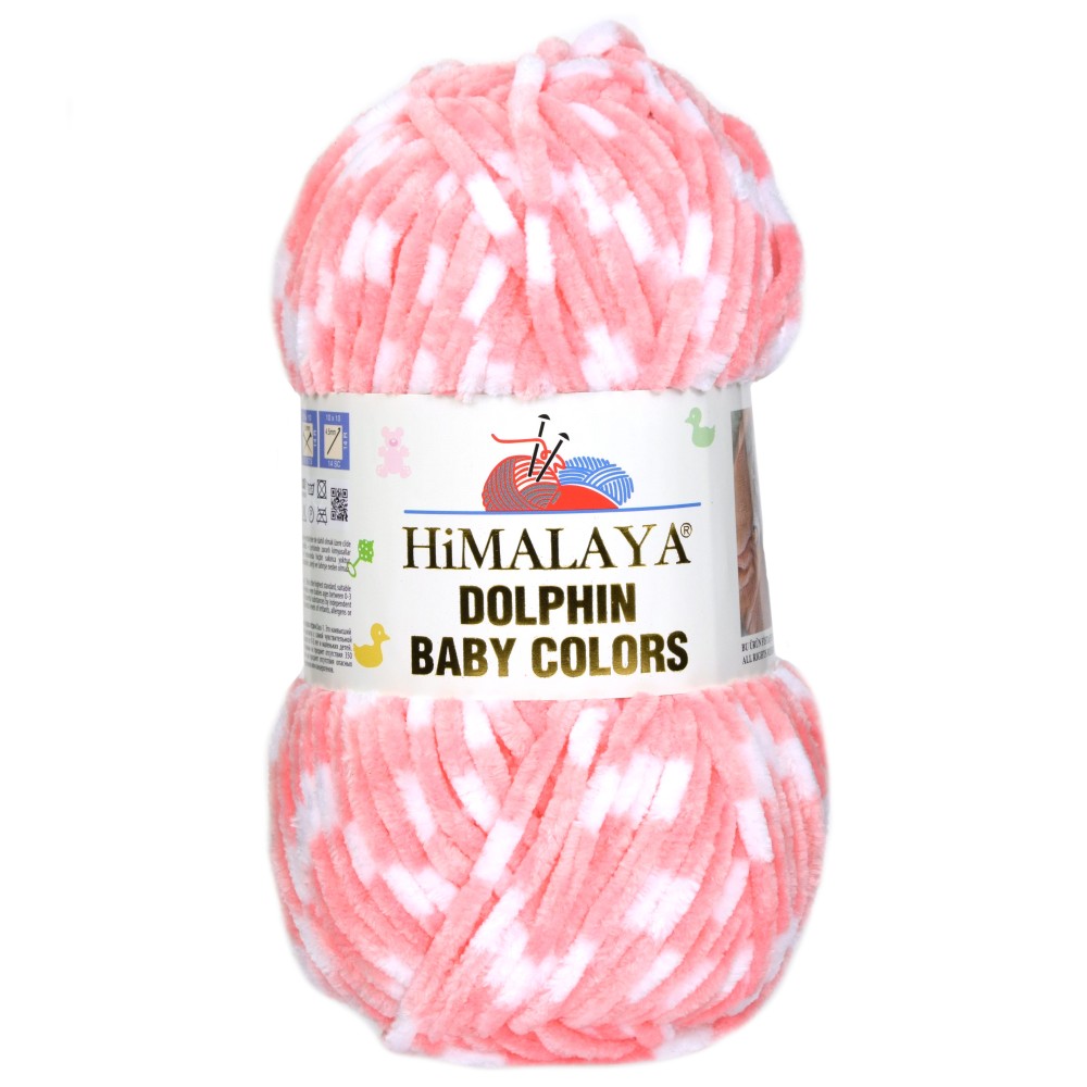 Włóczka poliestrowa Dolphin Baby Colors - Himalaya - 27, 100 g, 120 m