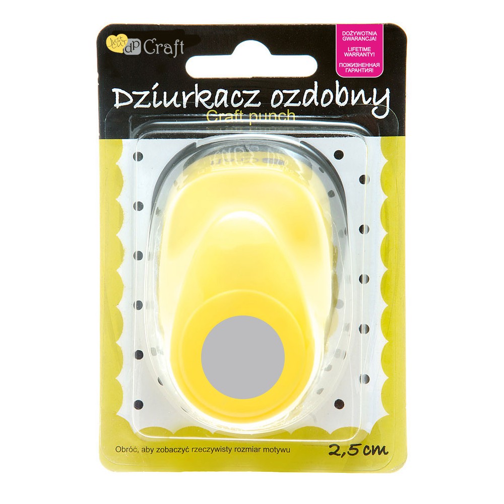 Dziurkacz ozdobny Koło - DpCraft - 2,5 cm