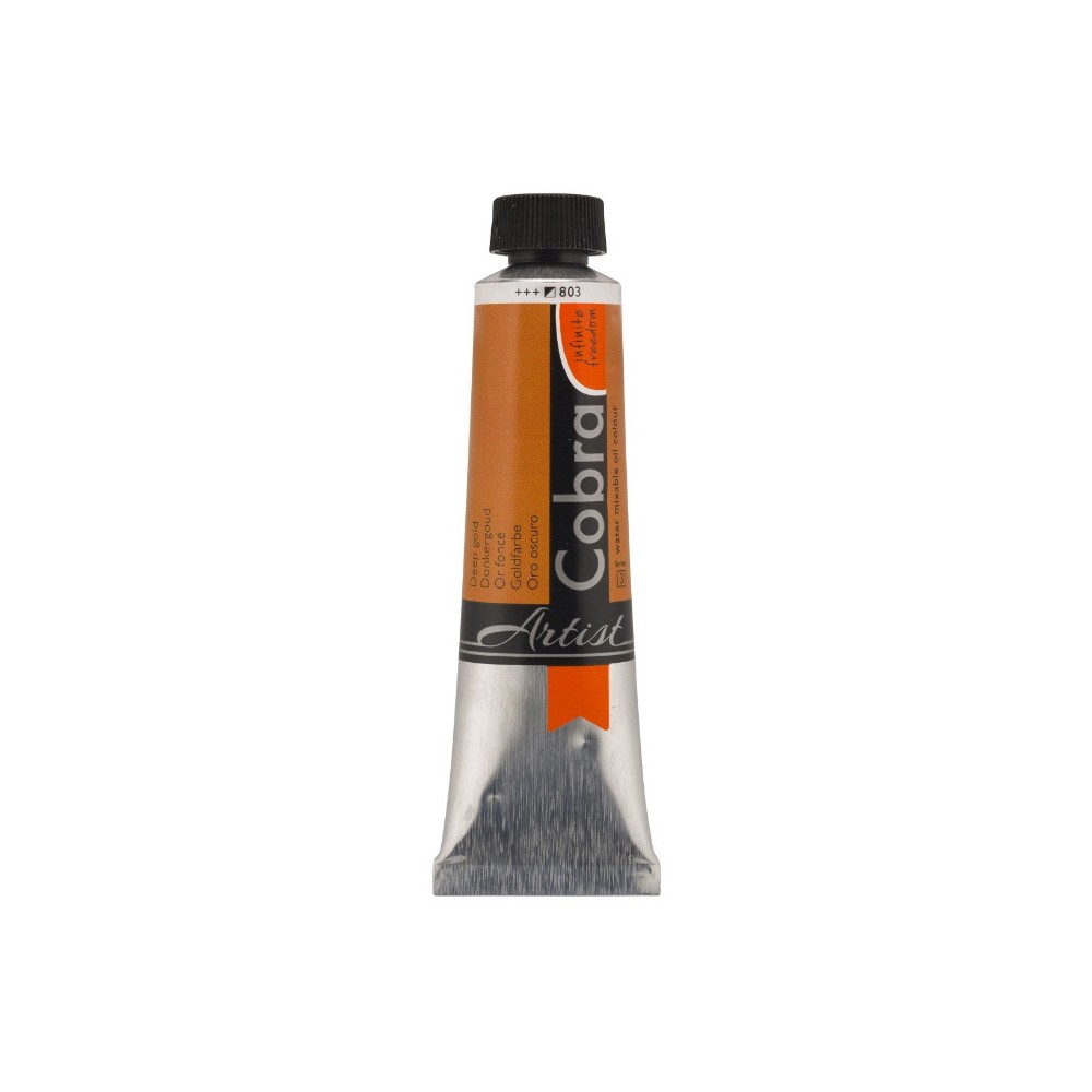 Farba olejna Cobra Artist - Cobra - 803, Deep Gold, 40 ml
