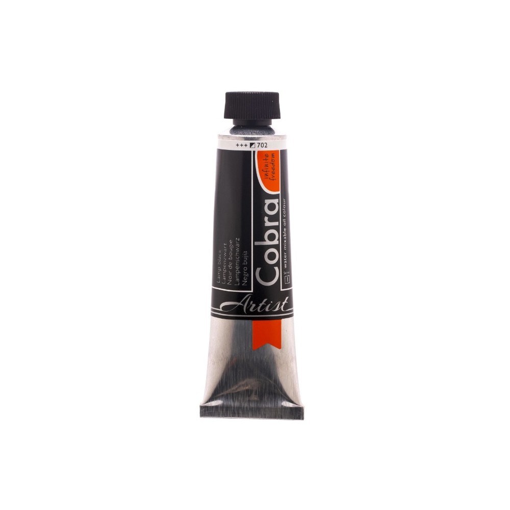 Cobra Artist oil paints - Cobra - 702, Lamp Black, 40 ml