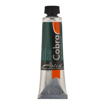 Cobra Artist oil paints - Cobra - 675, Phthalo Green, 40 ml