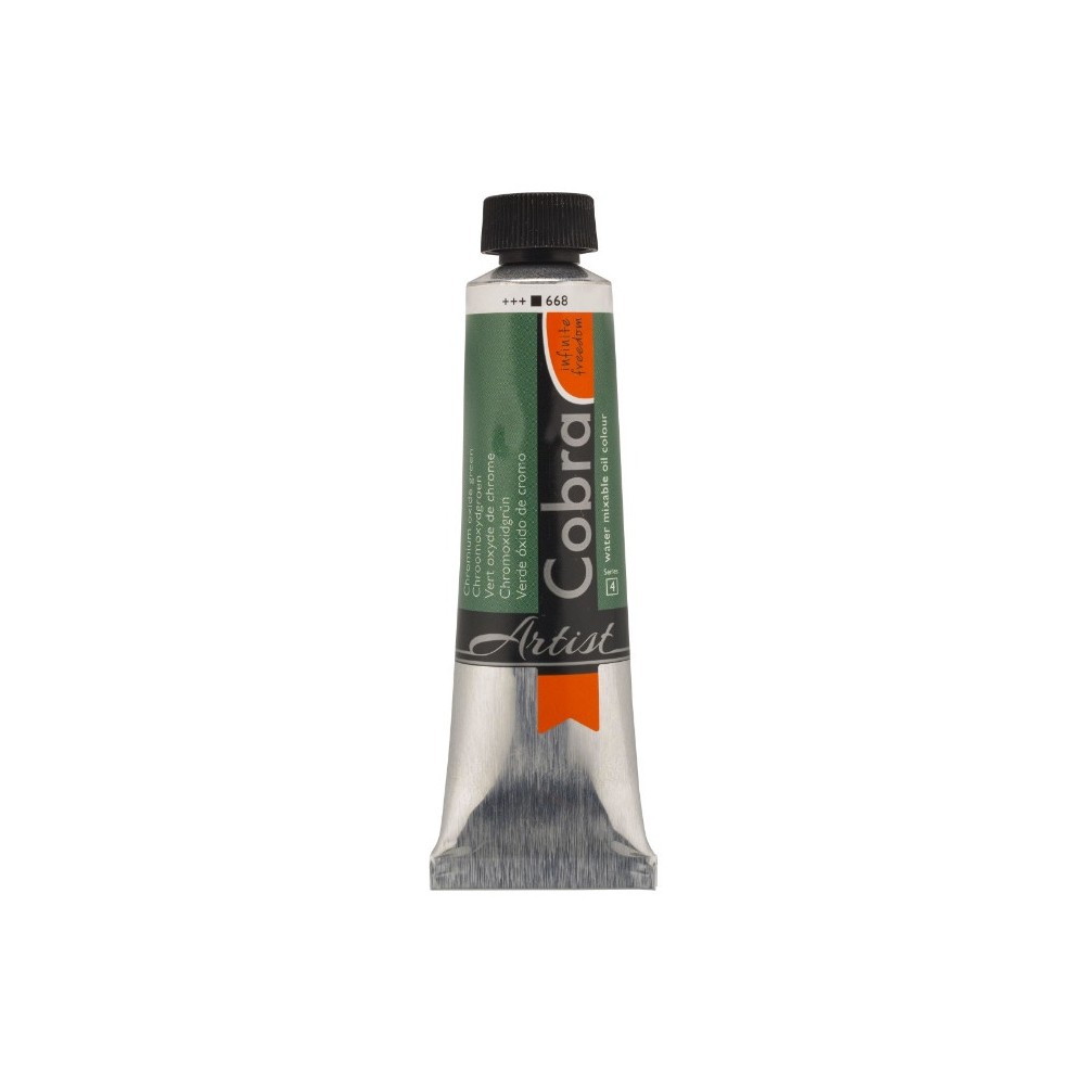 Cobra Artist oil paints - Cobra - 668, Chromium Oxide Green, 40 ml