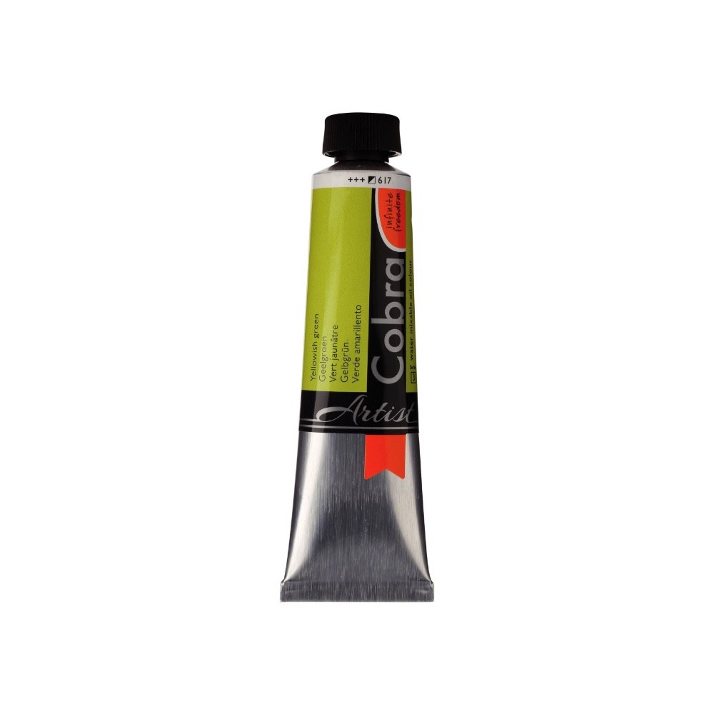 Farba olejna Cobra Artist - Cobra - 617, Yellowish Green, 40 ml