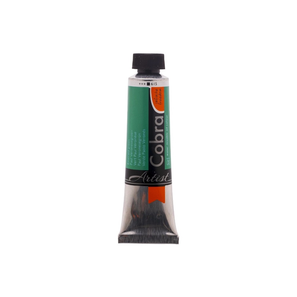 Cobra Artist oil paints - Cobra - 615, Emerald Green, 40 ml