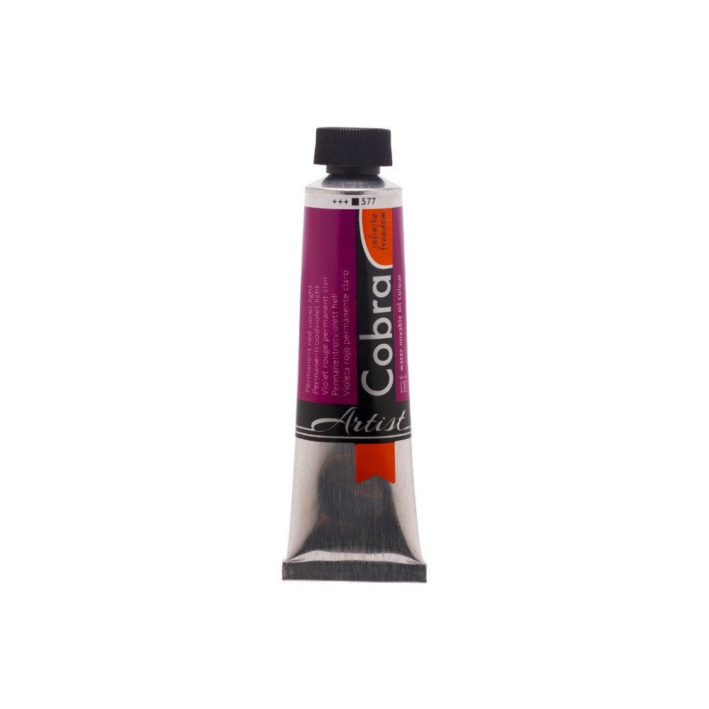 Cobra Artist oil paints - Cobra - 577, Permanent Red Violet Light, 40 ml