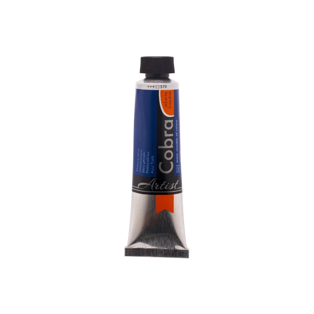 Cobra Artist oil paints - Cobra - 570, Phthalo Blue, 40 ml