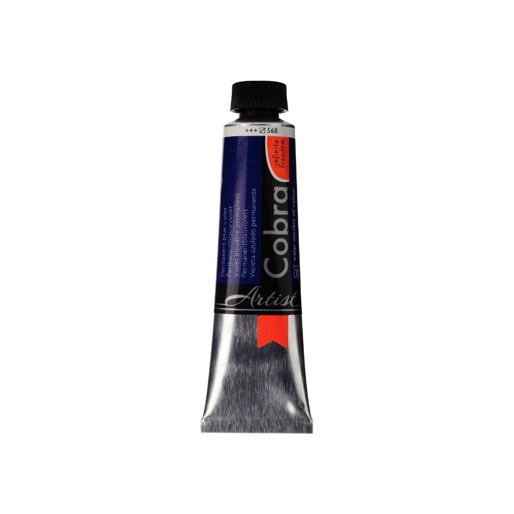 Cobra Artist oil paints - Cobra - 568, Permanent Blue Violet, 40 ml