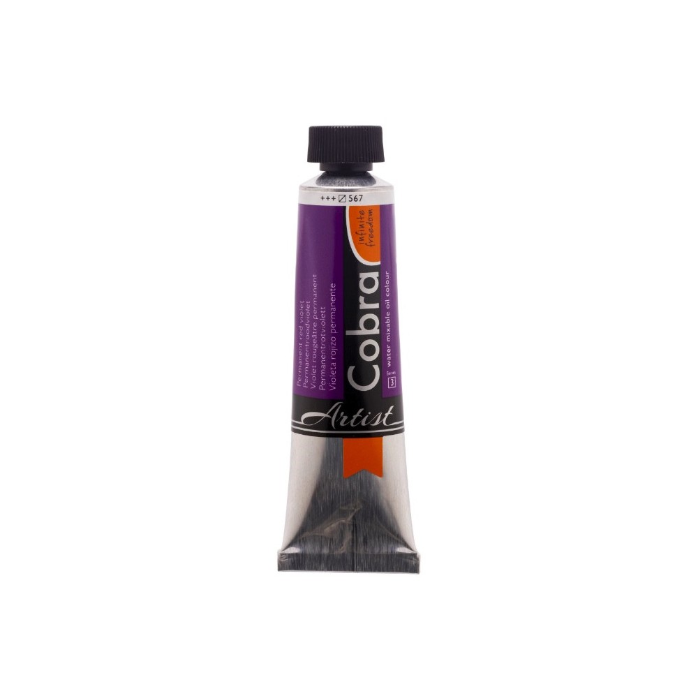 Farba olejna Cobra Artist - Cobra - 567, Permanent Red Violet, 40 ml
