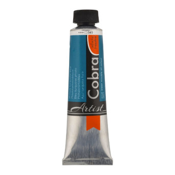 Cobra Artist oil paints - Cobra - 565, Phthalo Turquoise Blue, 40 ml