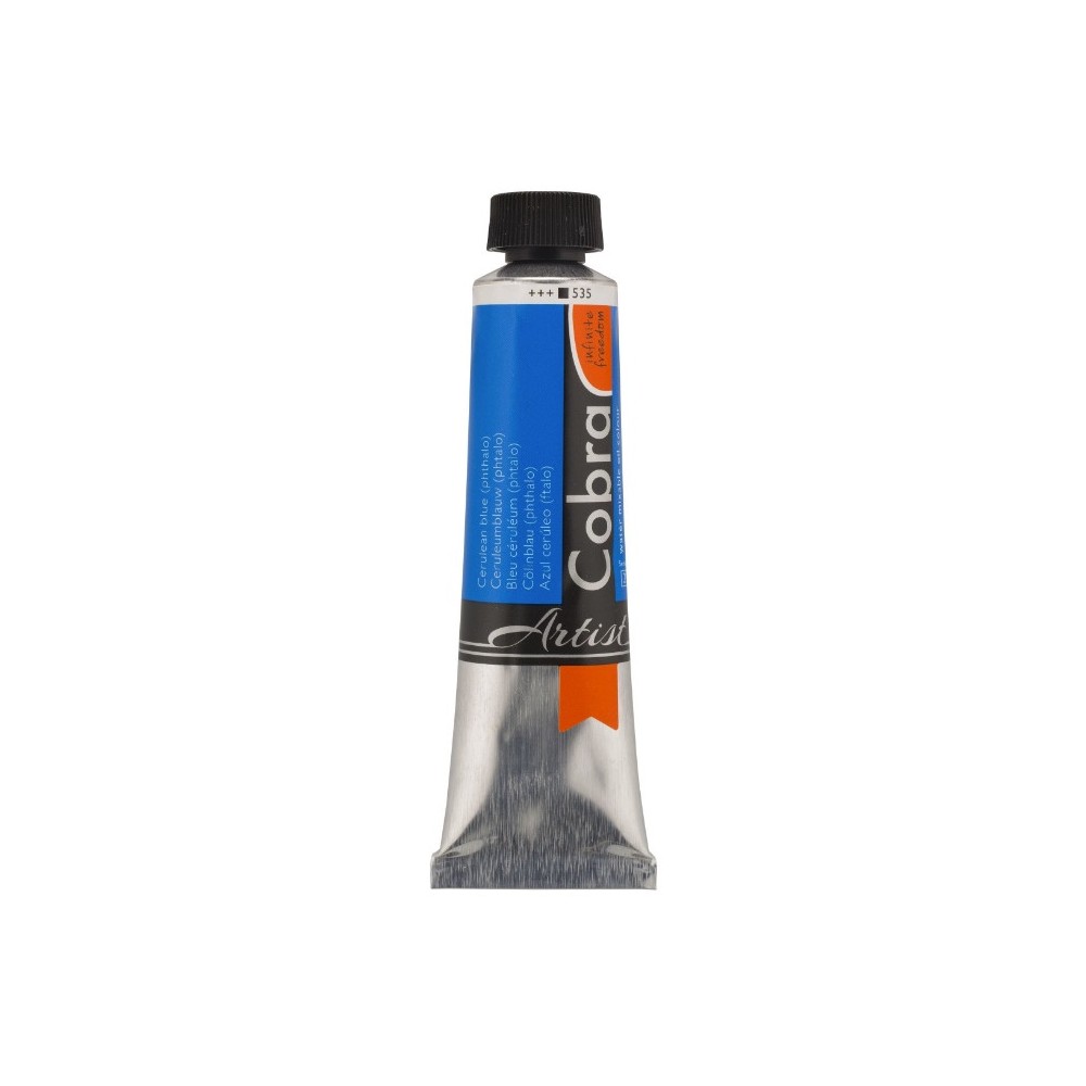Farba olejna Cobra Artist - Cobra - 535, Cerulean Blue (Phthalo), 40 ml
