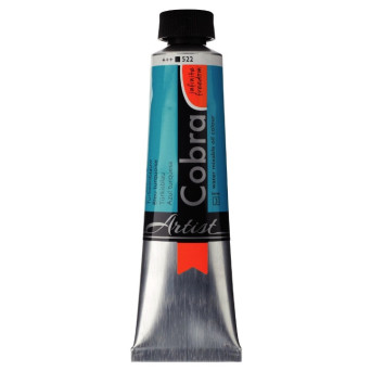 Farba olejna Cobra Artist - Cobra - 522, Turquoise Blue, 40 ml