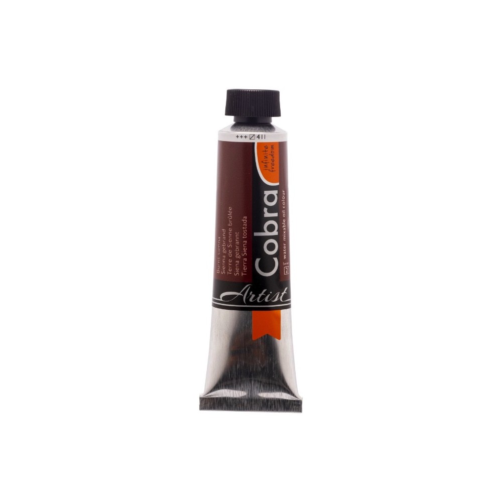 Farba olejna Cobra Artist - Cobra - 411, Burnt Sienna, 40 ml