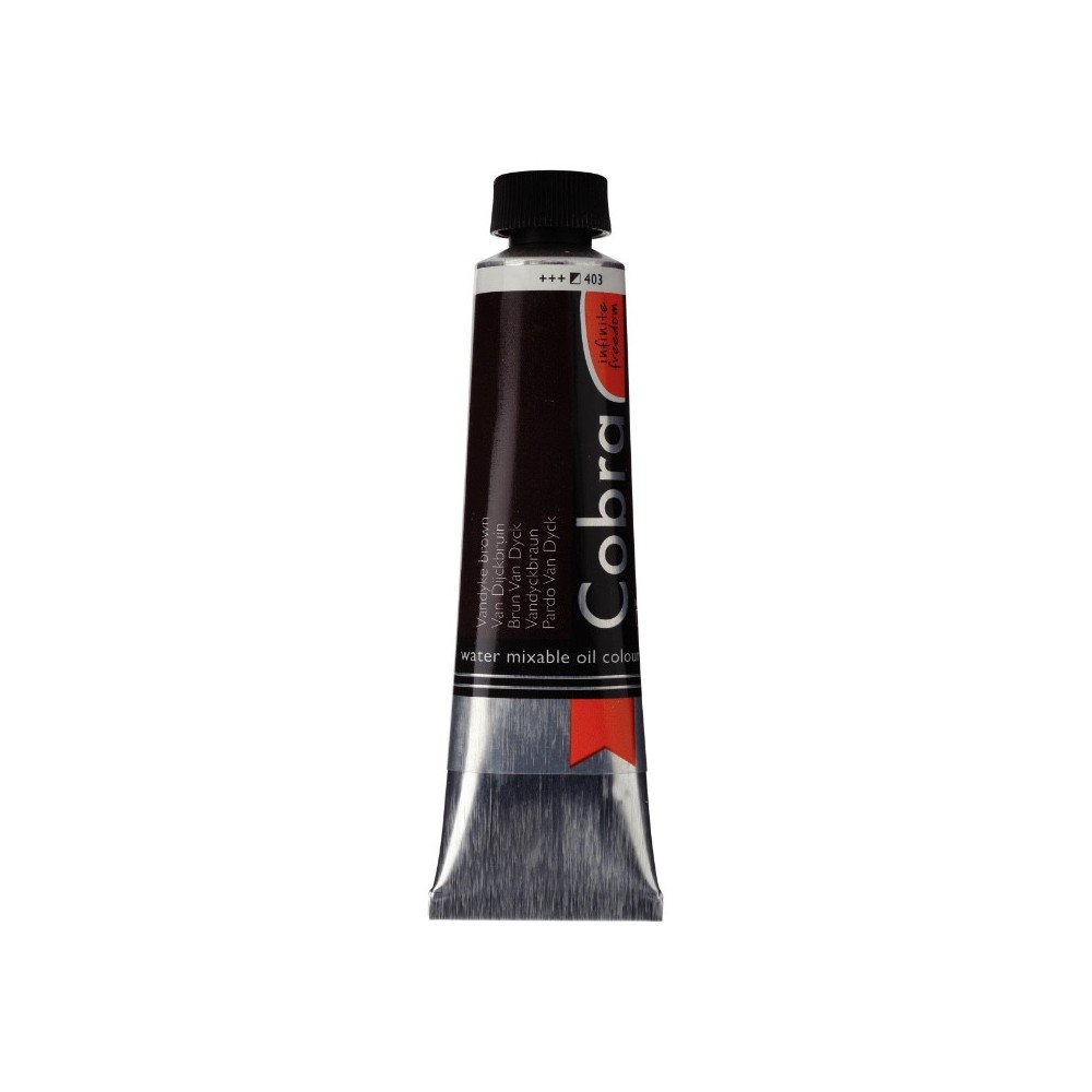 Cobra Artist oil paints - Cobra - 403, Vandyke Brown, 40 ml