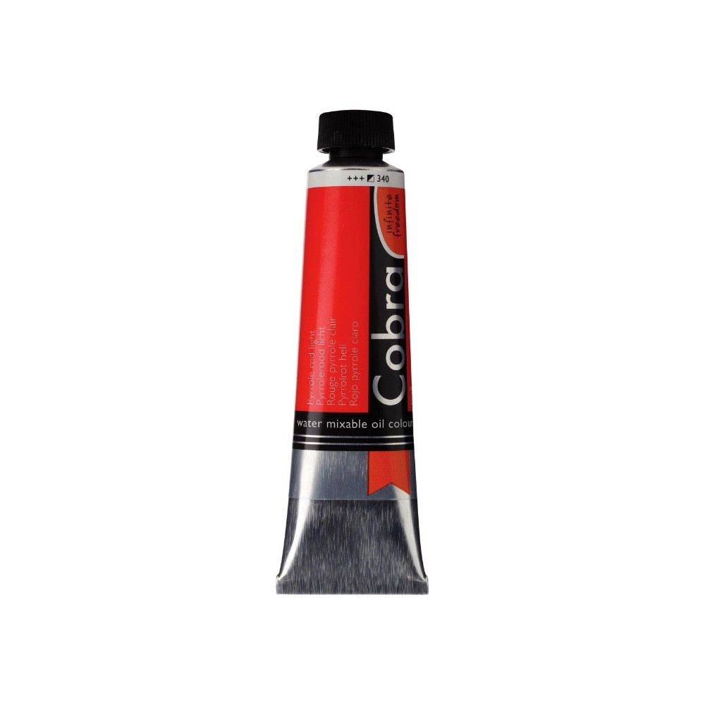 Cobra Artist oil paints - Cobra - 340, Pyrrole Red Light, 40 ml