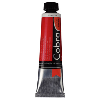 Cobra Artist oil paints - Cobra - 317, Transparent Red Medium, 40 ml
