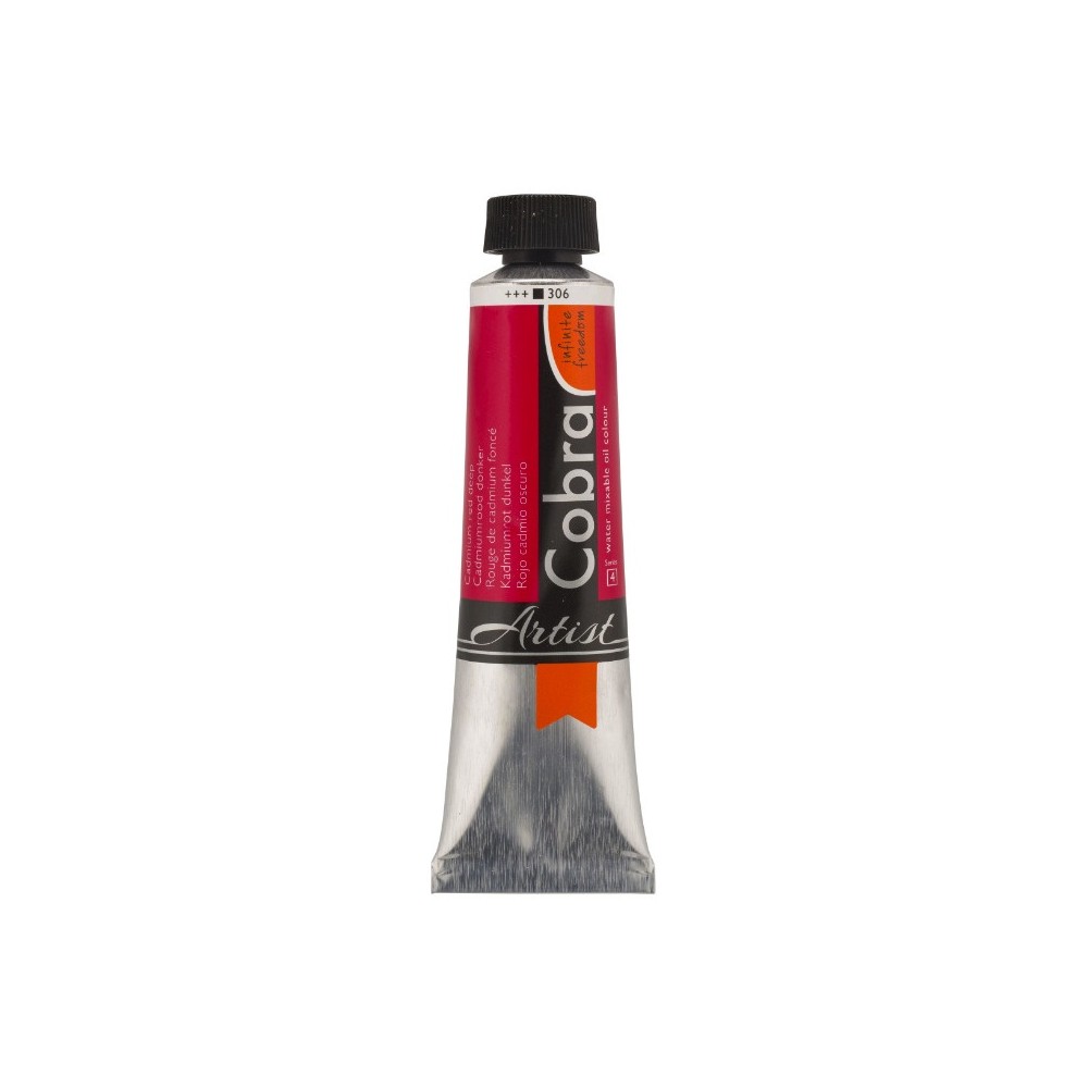 Farba olejna Cobra Artist - Cobra - 306, Cadmium Red Deep, 40 ml
