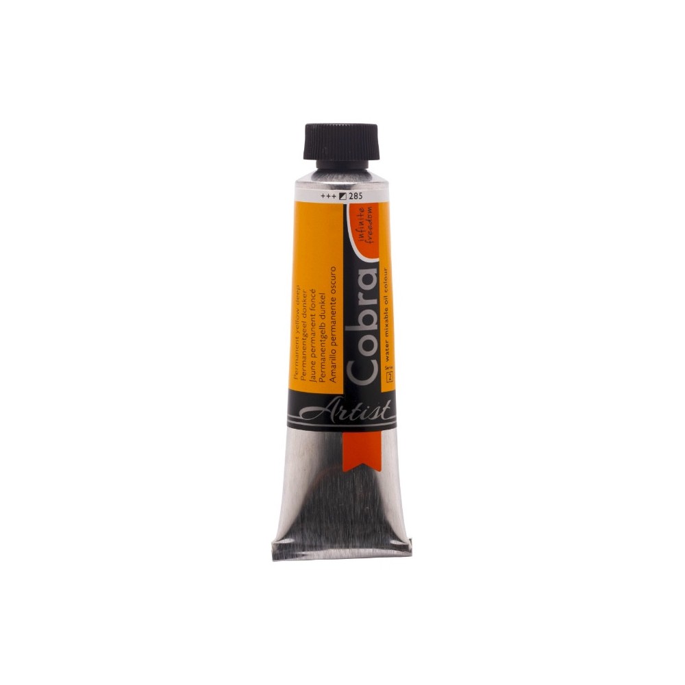Cobra Artist oil paints - Cobra - 285, Permanent Yellow Deep, 40 ml