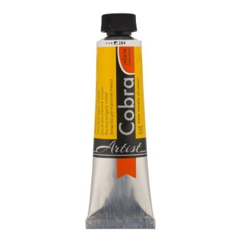 Cobra Artist oil paints - Cobra - 284, Permanent Yellow Medium, 40 ml