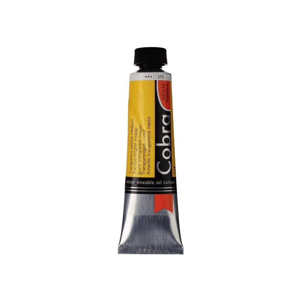 Cobra Artist oil paints - Cobra - 272, Transparent Yellow Medium, 40 ml