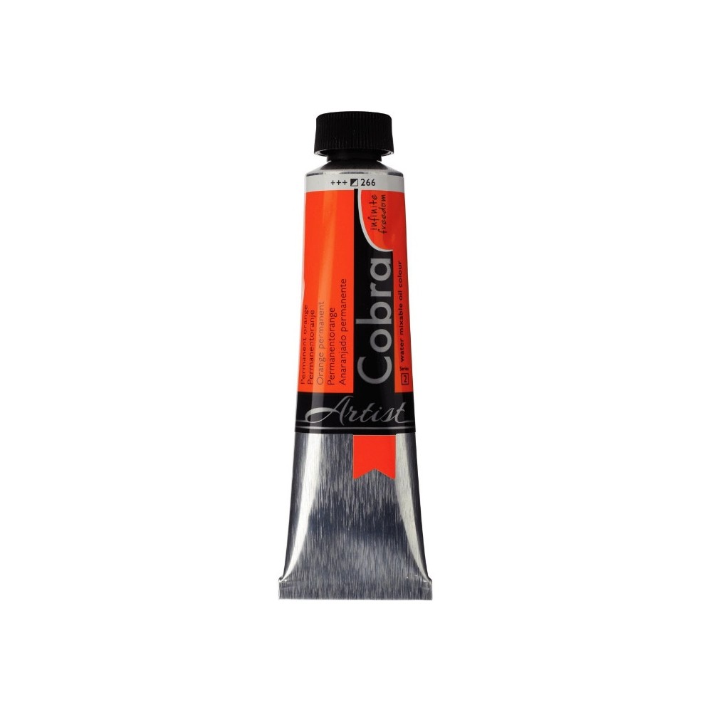Farba olejna Cobra Artist - Cobra - 266, Permanent Orange, 40 ml