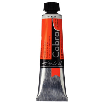 Farba olejna Cobra Artist - Cobra - 266, Permanent Orange, 40 ml