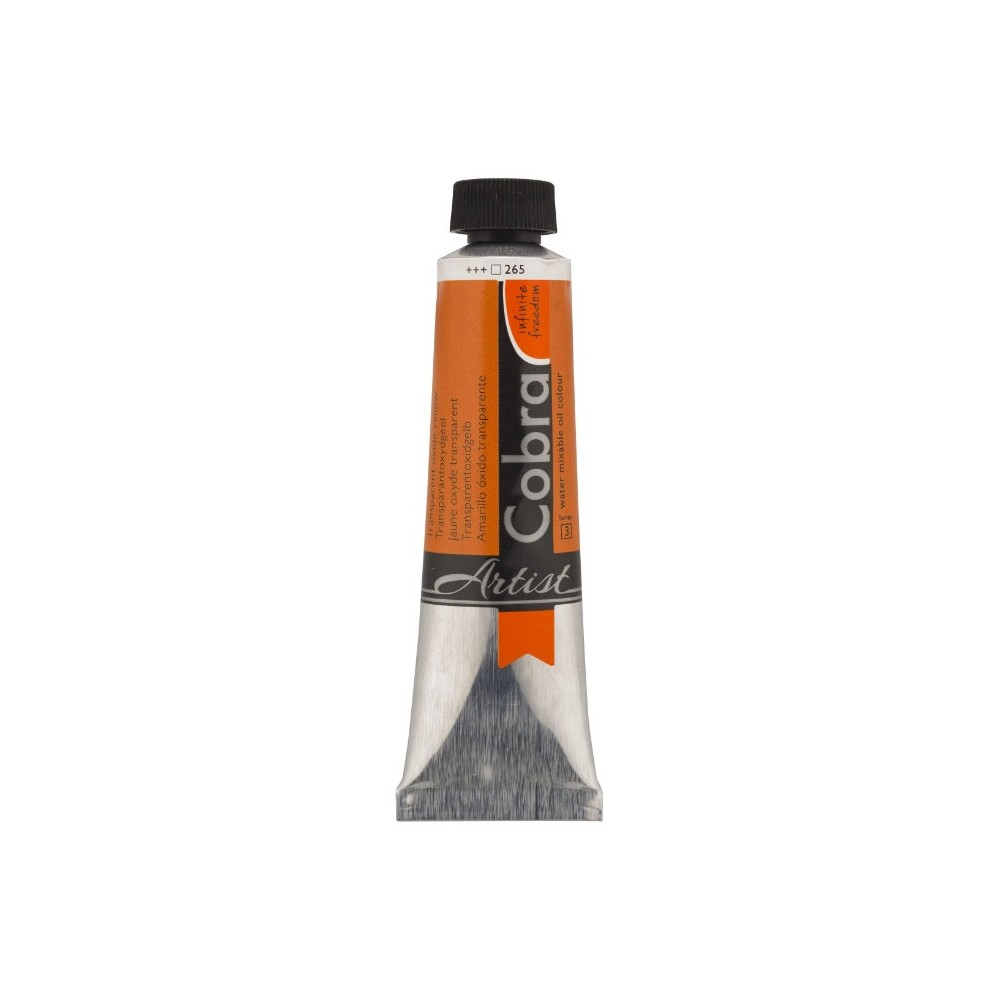 Cobra Artist oil paints - Cobra - 265, Transparent Oxide Yellow, 40 ml