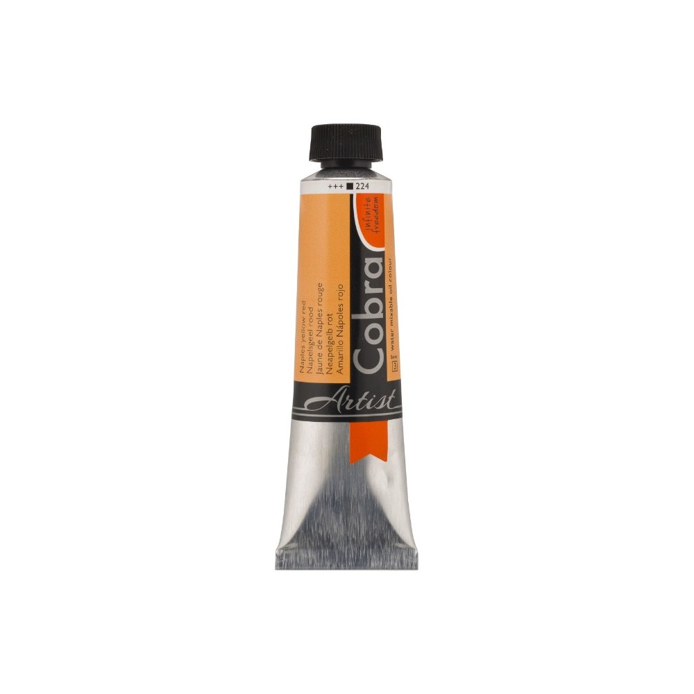 Farba olejna Cobra Artist - Cobra - 224, Naples Yellow Red, 40 ml