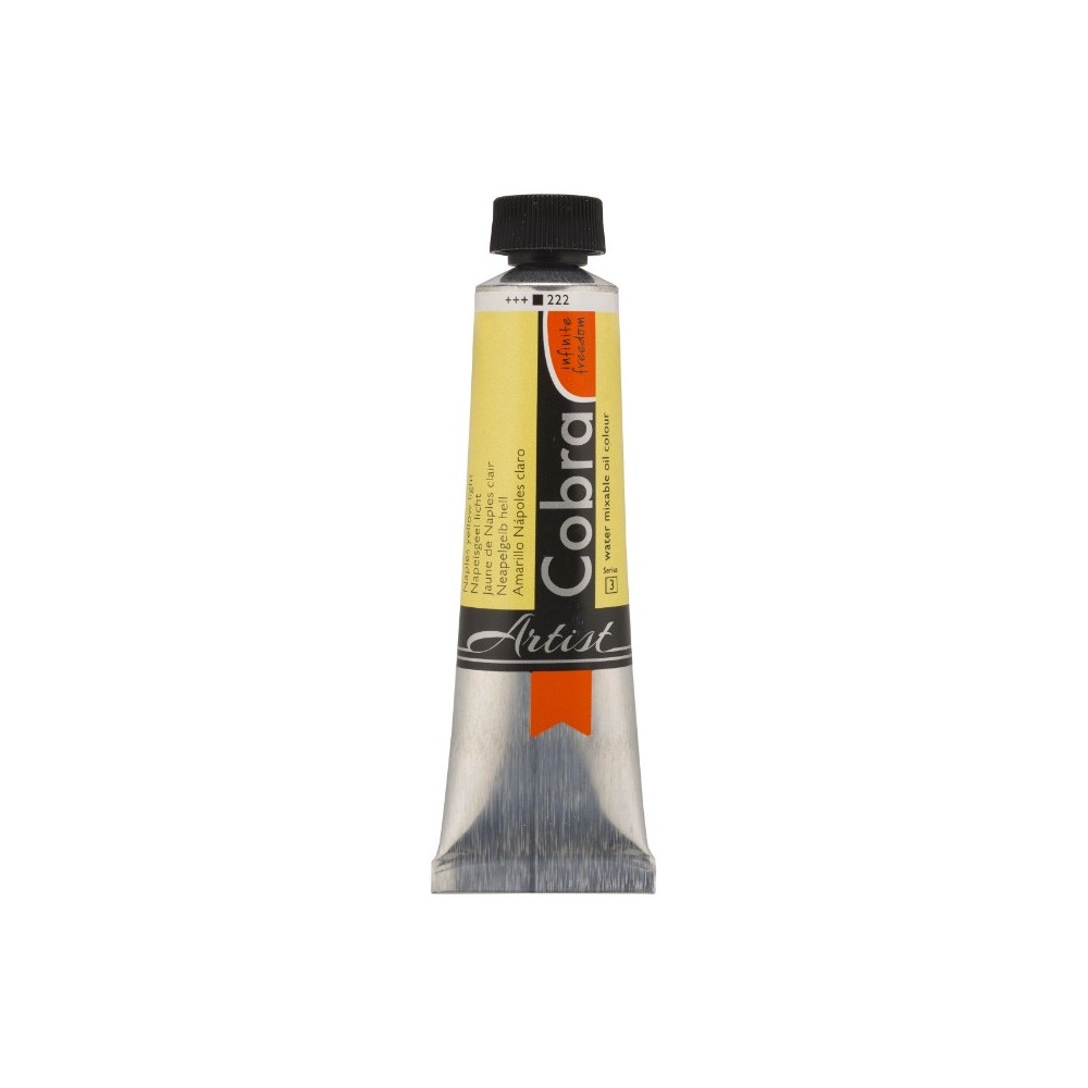 Cobra Artist oil paints - Cobra - 222, Naples Yellow Light, 40 ml