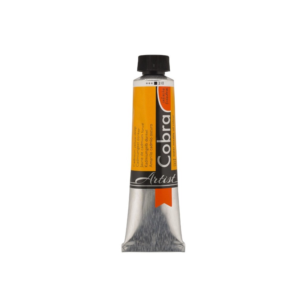 Cobra Artist oil paints - Cobra - 210, Cadmium Yellow Deep, 40 ml