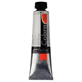 Farba olejna Cobra Artist - Cobra - 105, Titanium White, 40 ml
