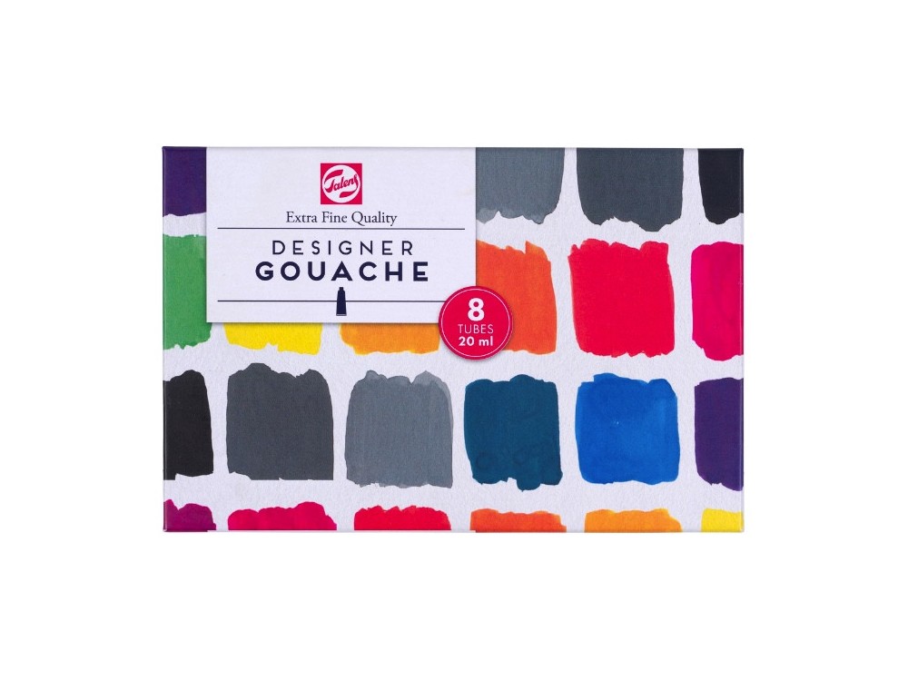 Set of Designer gouache paints - Royal Talens - 8 colors x 20 ml