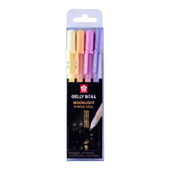 Set of Gelly Roll Moonlight pens - Sakura - 0,5 mm, 4 pcs.