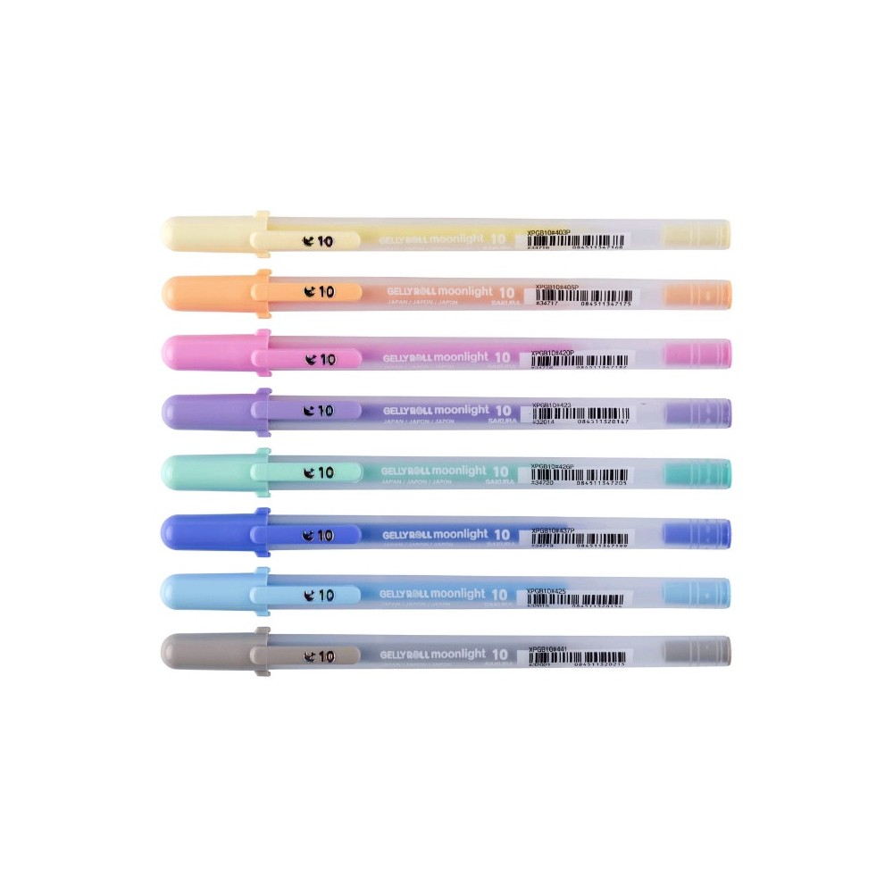 Set of Gelly Roll Moonlight pens - Sakura - 0,5 mm, 8 pcs.