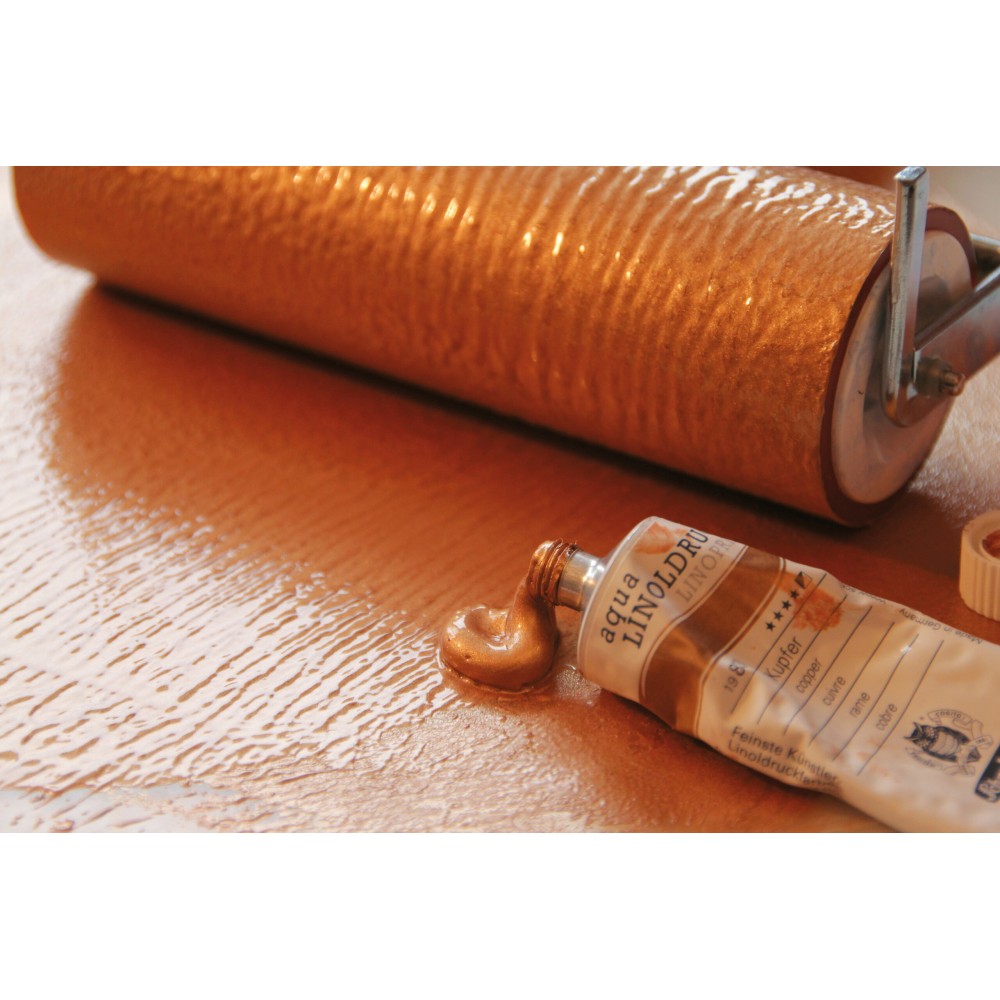 Aqua Linoprint paint - Schmincke - 220, Indian Yellow, 35 ml