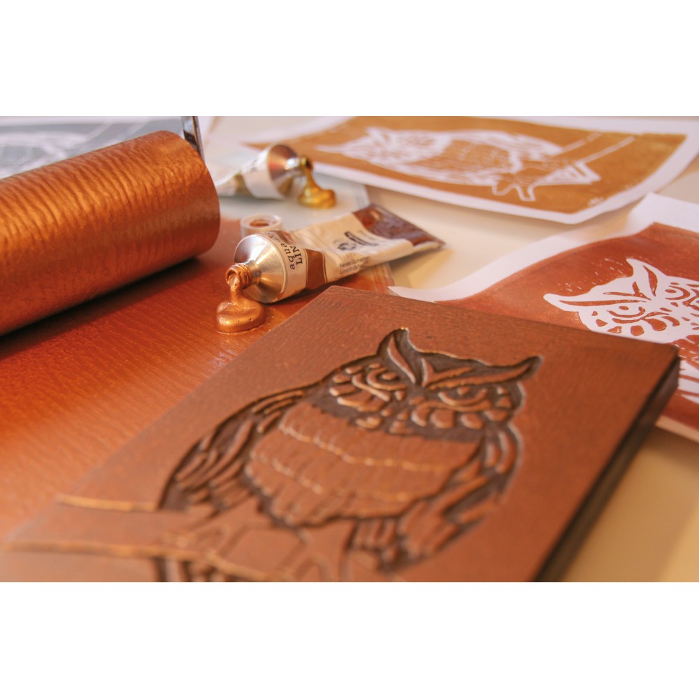 Farba Aqua Linoprint - Schmincke - 220, Indian Yellow, 35 ml