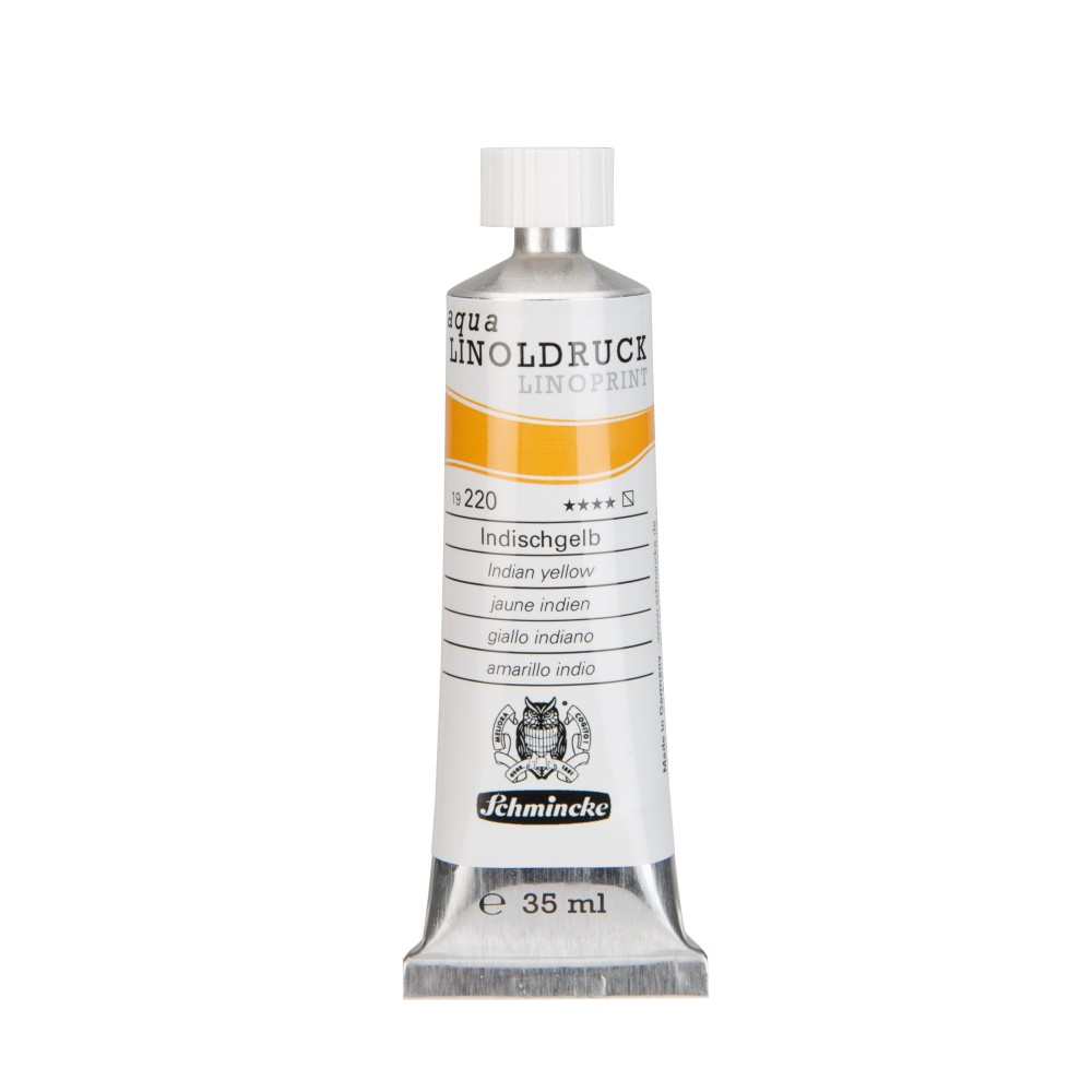 Farba Aqua Linoprint - Schmincke - 220, Indian Yellow, 35 ml