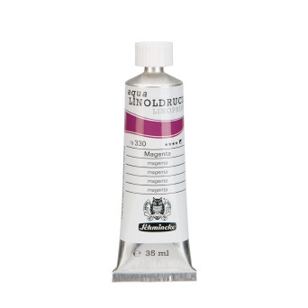 Aqua Linoprint paint - Schmincke - 330, Magenta, 35 ml