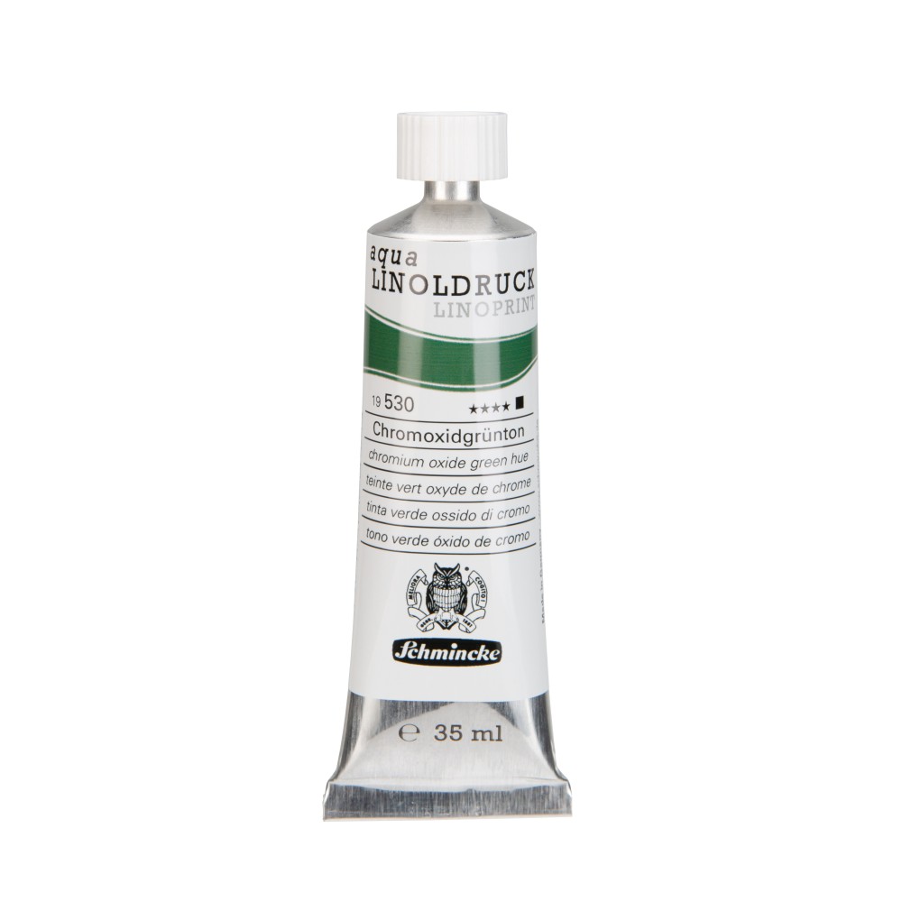Farba Aqua Linoprint - Schmincke - 530, Chromium Oxide Green Hue, 35 ml