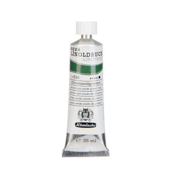 Farba Aqua Linoprint - Schmincke - 530, Chromium Oxide Green Hue, 35 ml